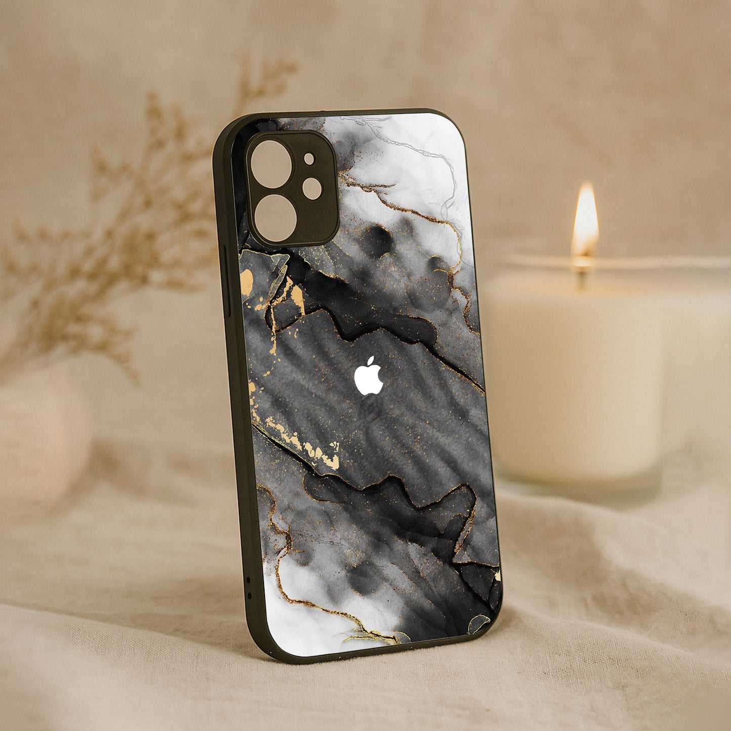 Gold Tint Metal Back Case for Apple Iphone 11
