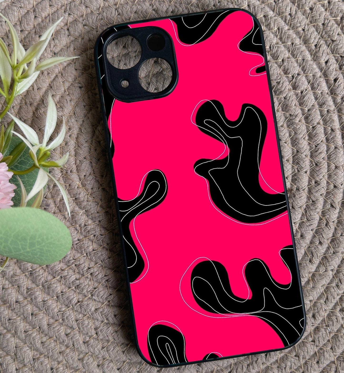 Hot Mess Glossy Metal Back Case for Apple Iphone 14