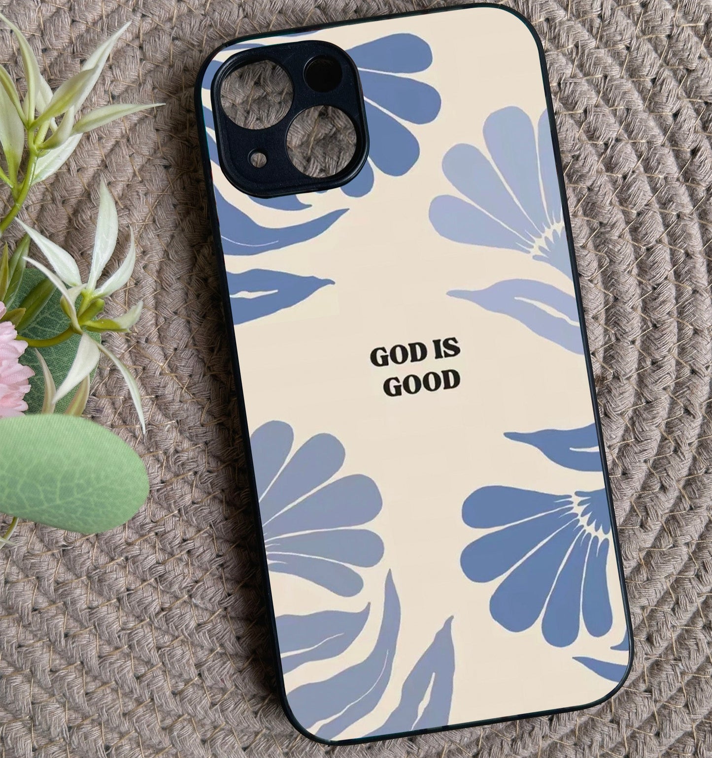 'God Is Good' Glossy Metal Back Case for Apple Iphone