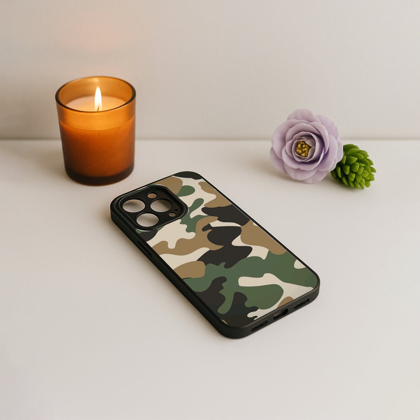 Fauji Flow Metal Back Case for Apple iPhone