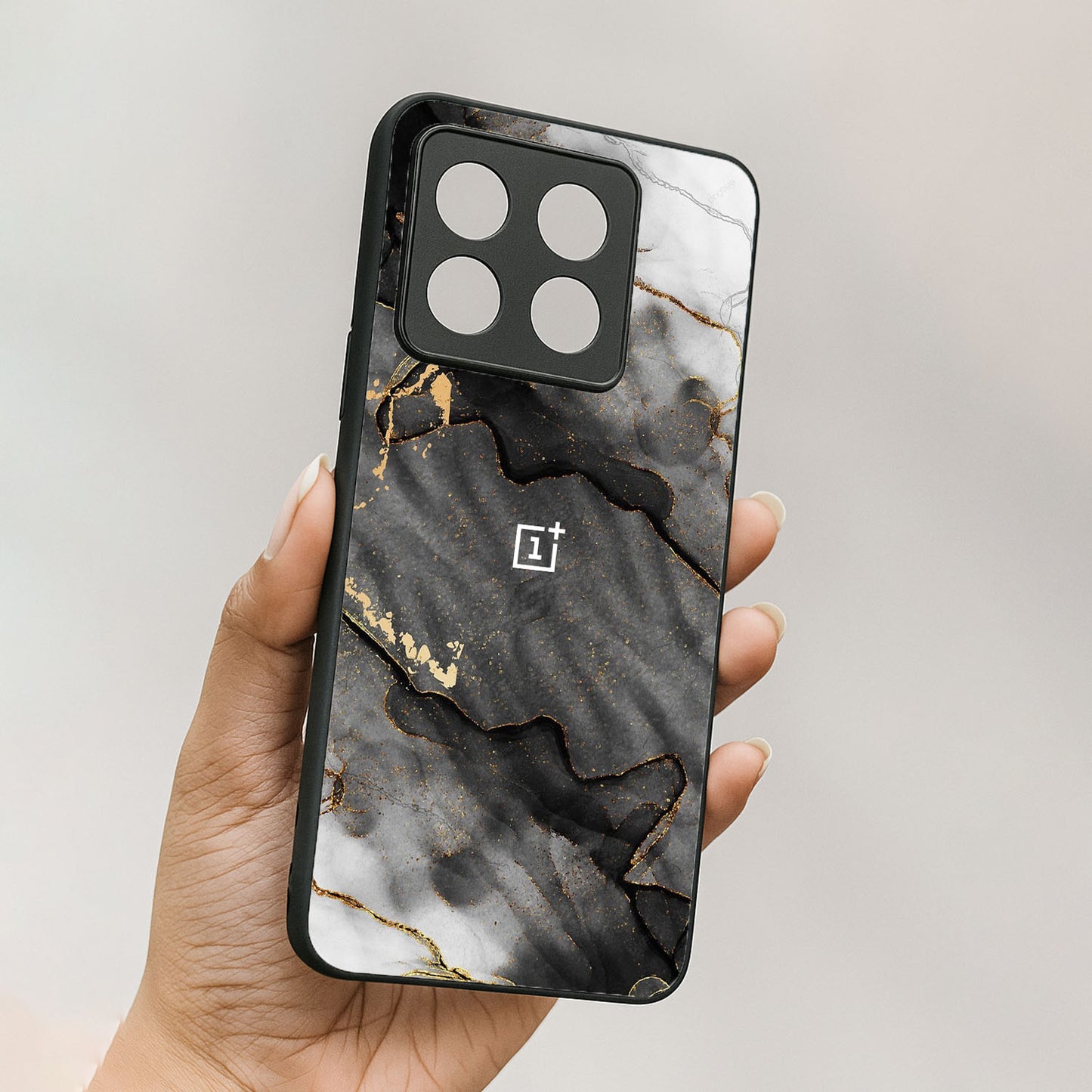 Gold Tint Metal Back Case forOnePlus 10T 5G