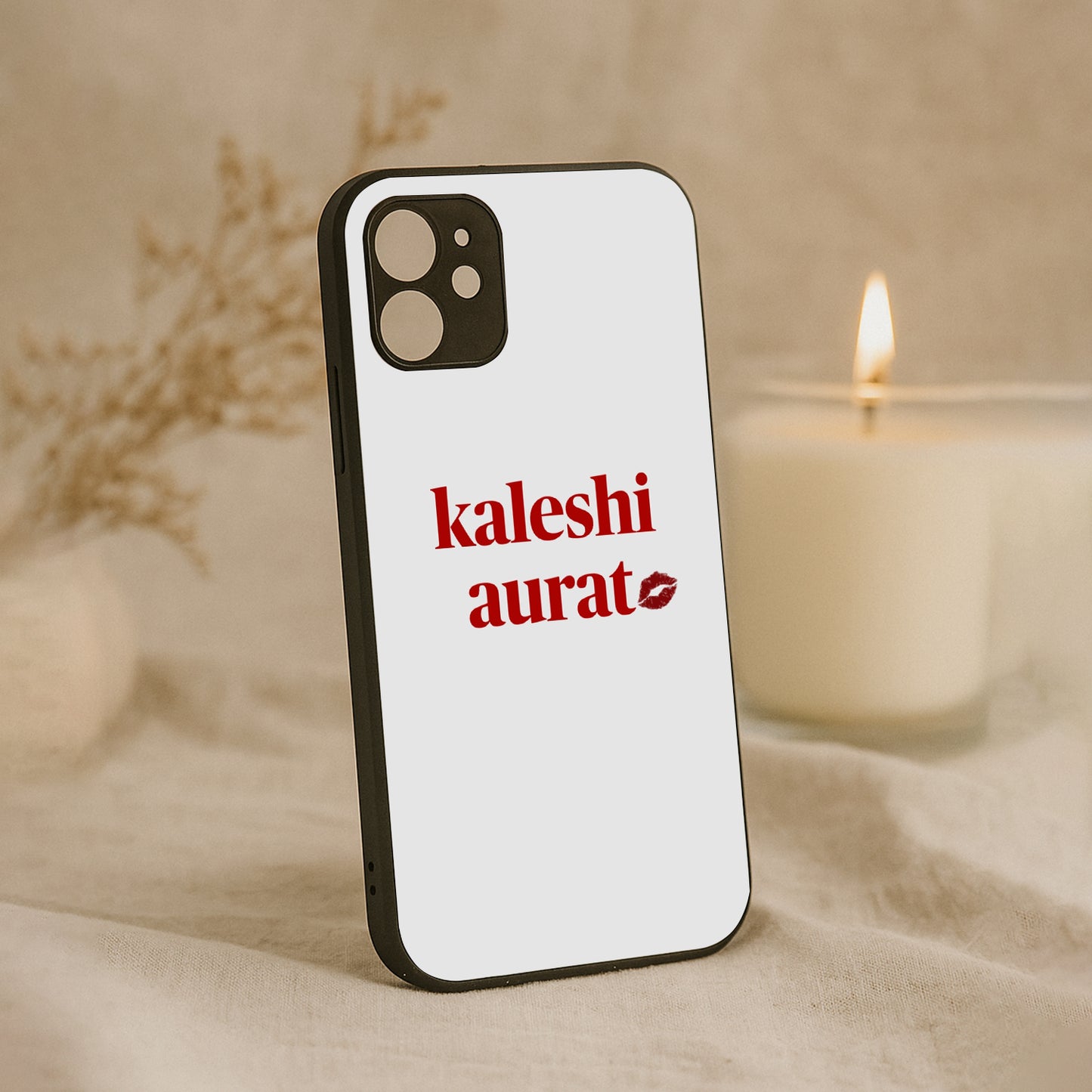 Kaleshi Aurat' Metal Back Case for Apple Iphone 11