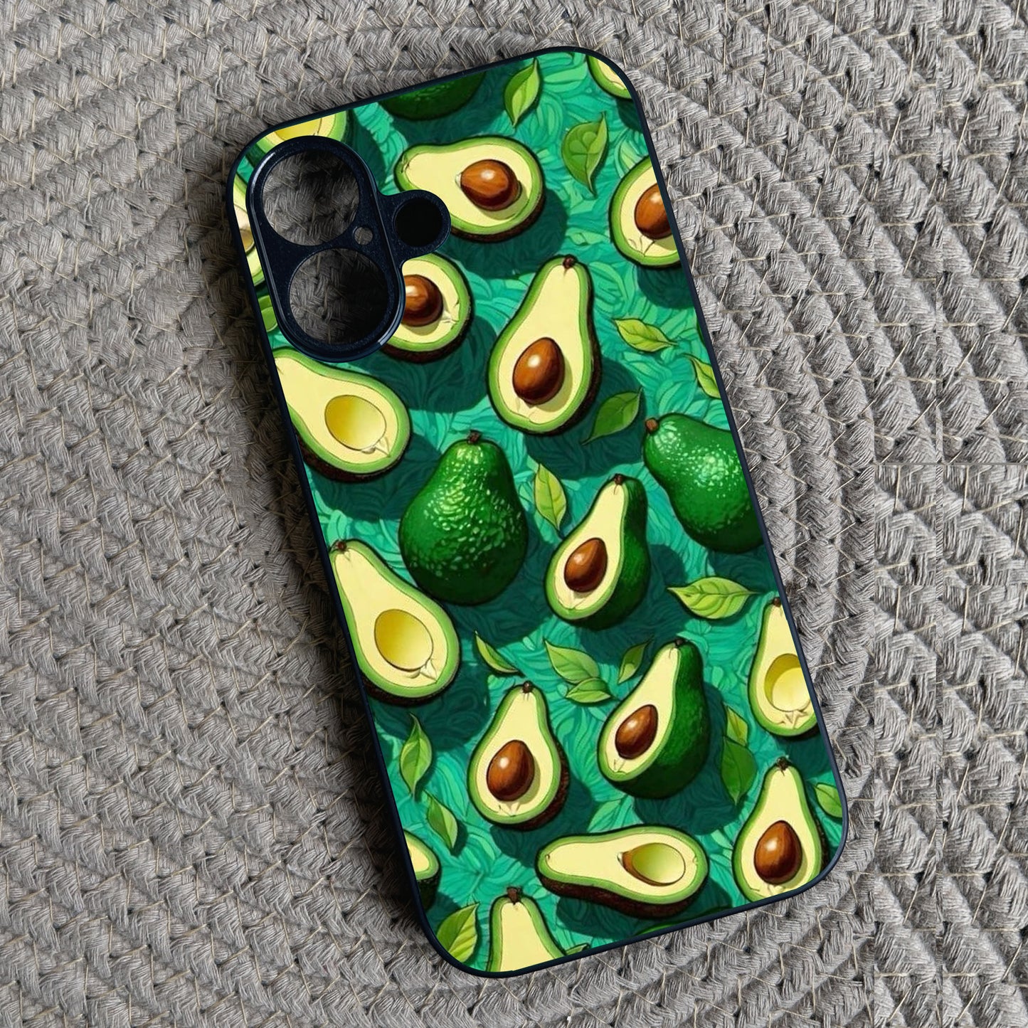 Avocado Metal Back Case for Apple Iphone 16