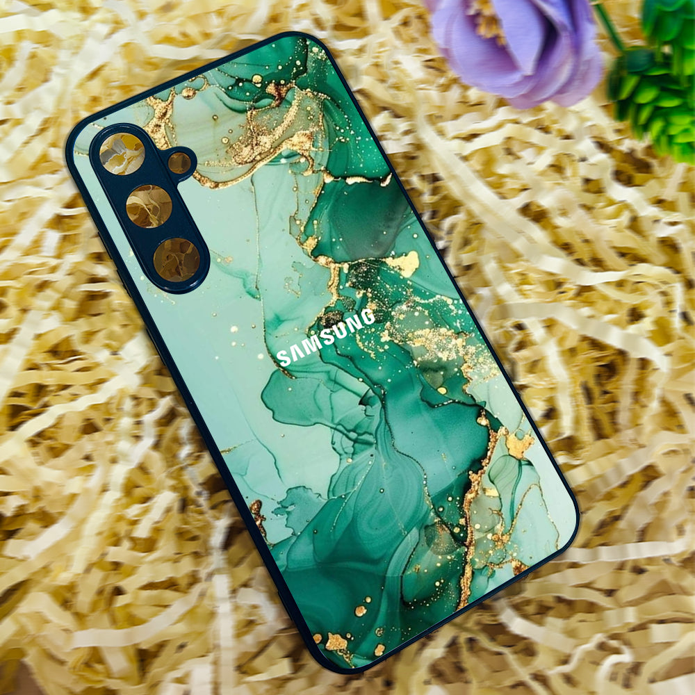 Jade Swirl Metal Back Case for Samsung Galaxy S23fe 5G