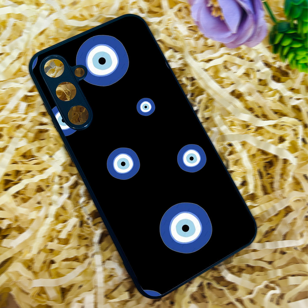 Evil Eye Metal Back Case for Samsung Galaxy S23fe 5G