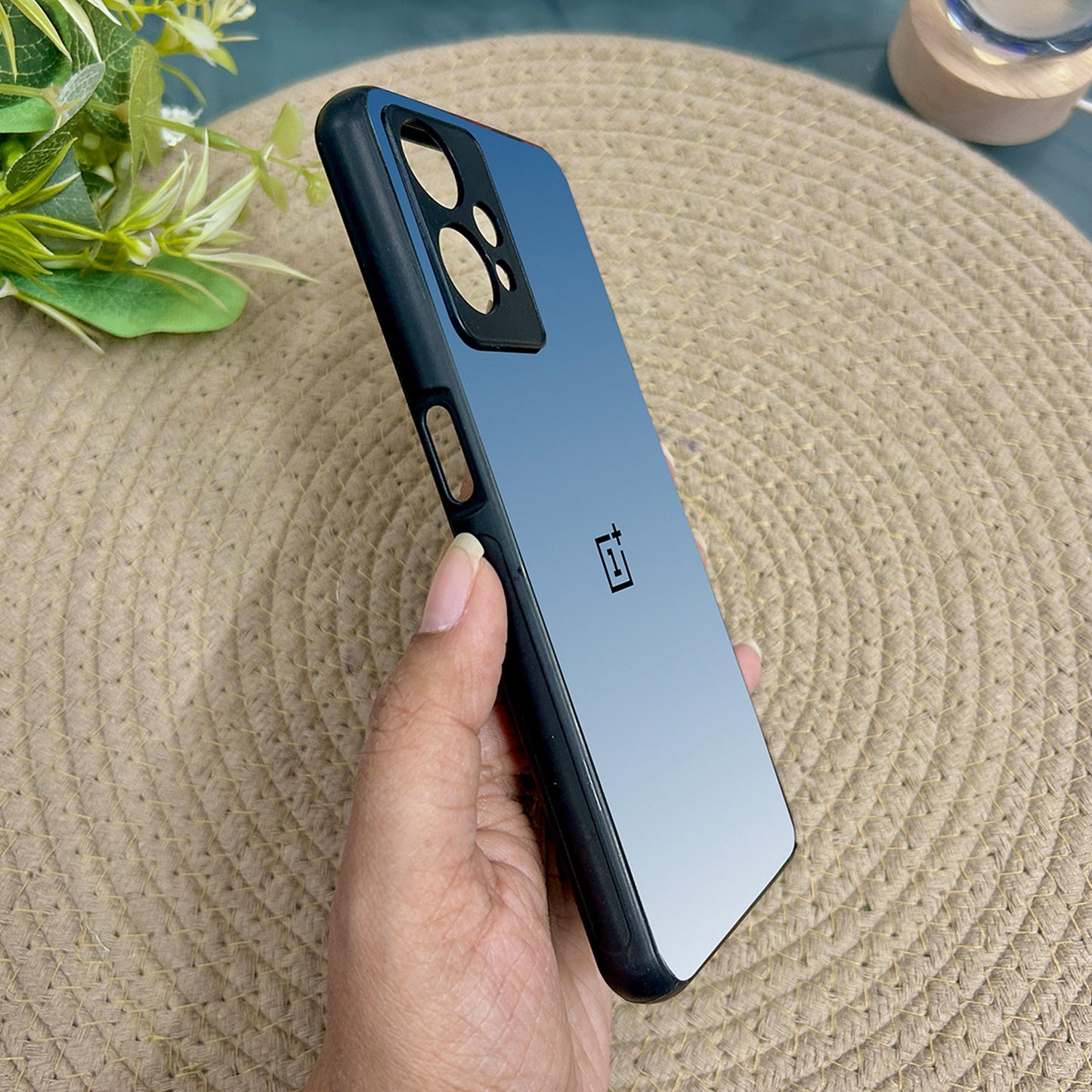 Icy Blue Glossy Case for Oneplus Nord CE 2 Lite (5G)