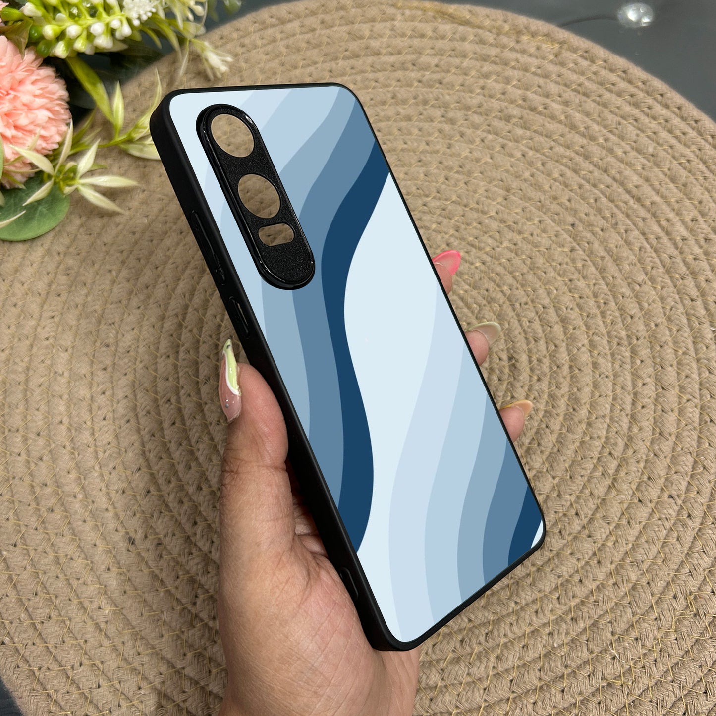 Cool Current Metal Back Case for Oneplus Nord CE 4 Lite (5G)