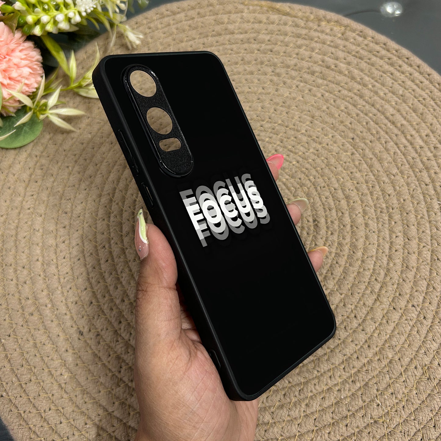 FOCUS' Metal Back Case for Oneplus Nord CE 4 Lite (5G)