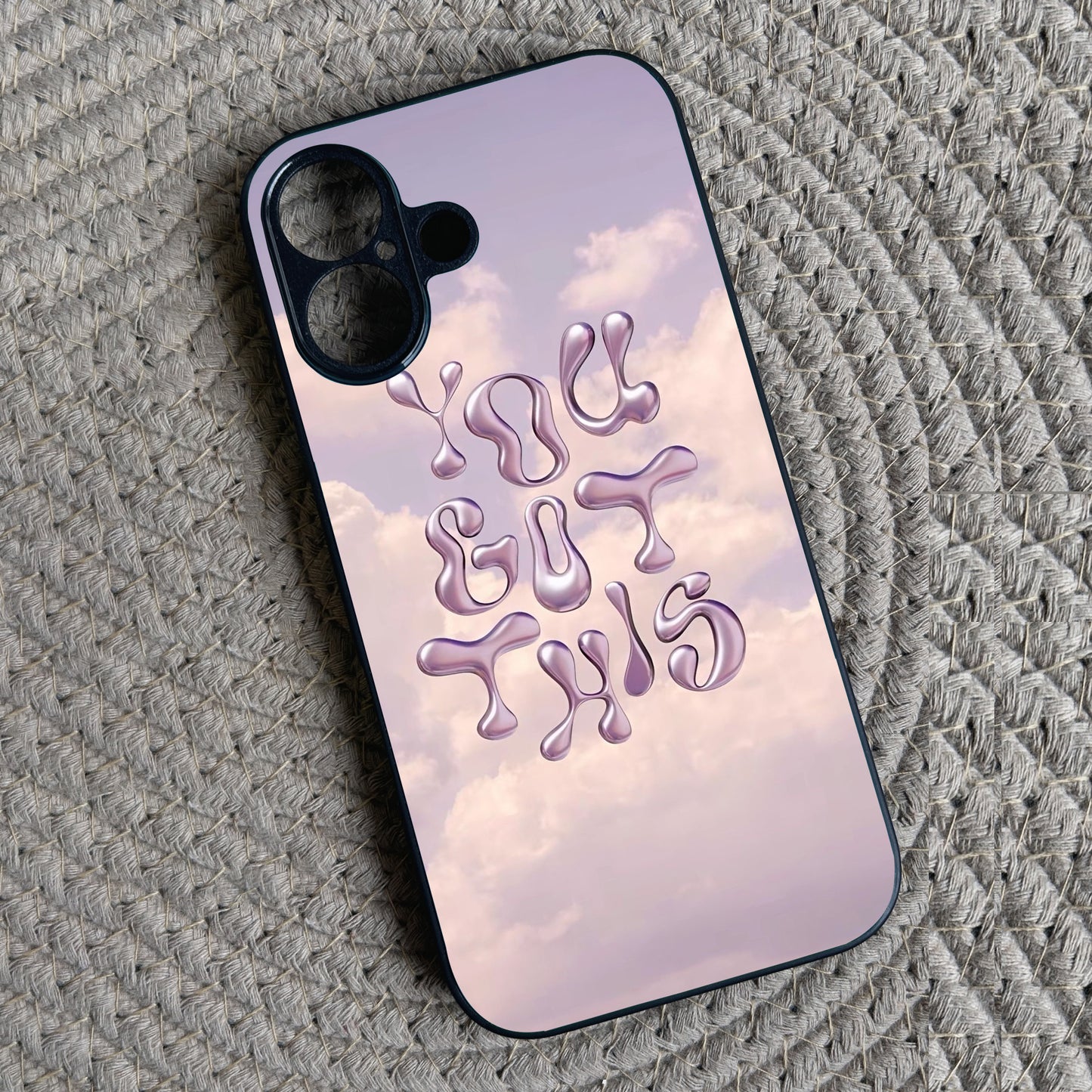 'You Got This' Metal Back Case for Apple Iphone 16