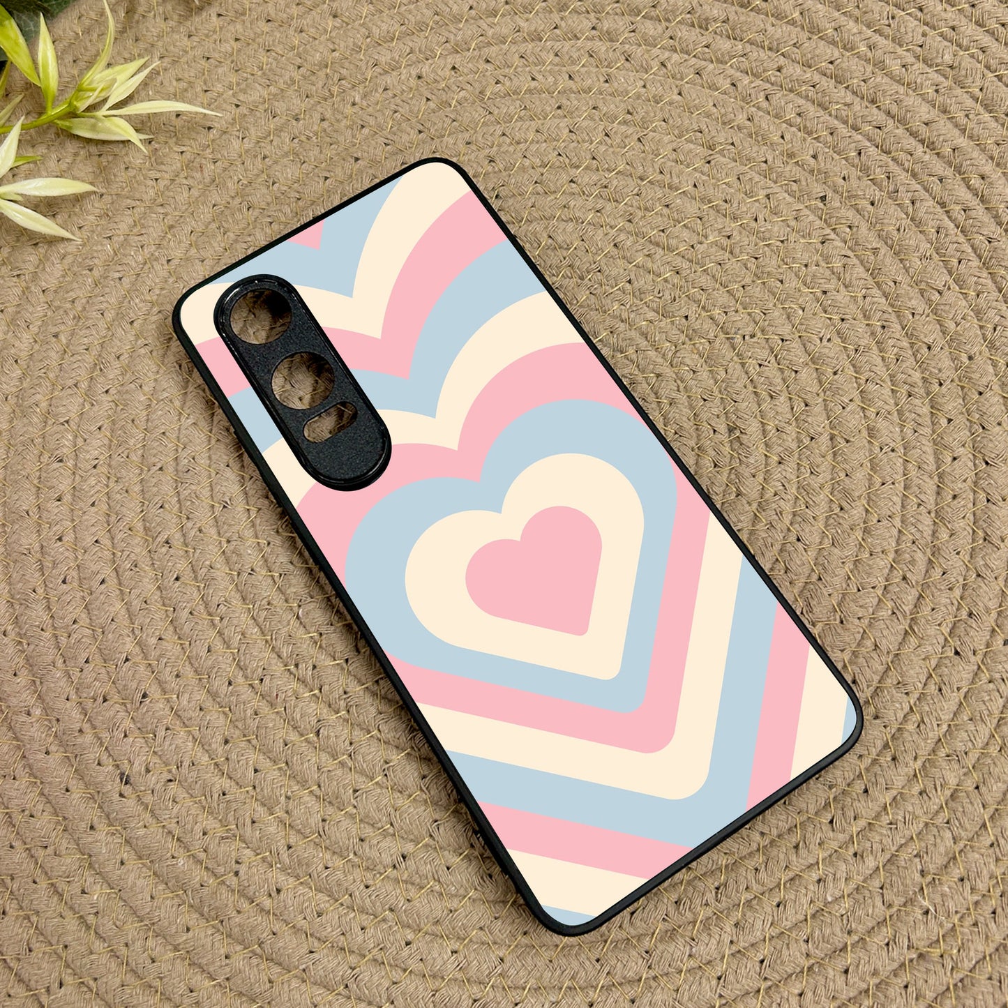 Candy Hearts Metal Back Case for Oneplus Nord CE 4 Lite (5G)