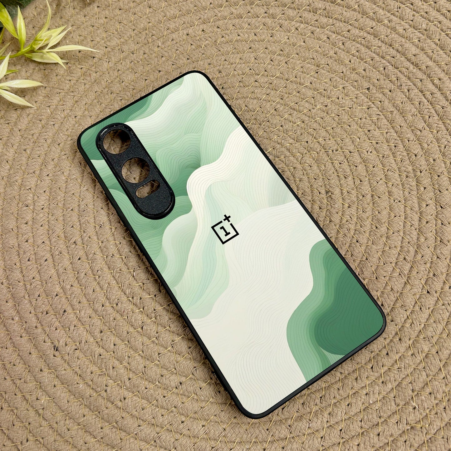 Mint Mist Glossy Metal Back Case for Oneplus Nord CE 4 Lite (5G)