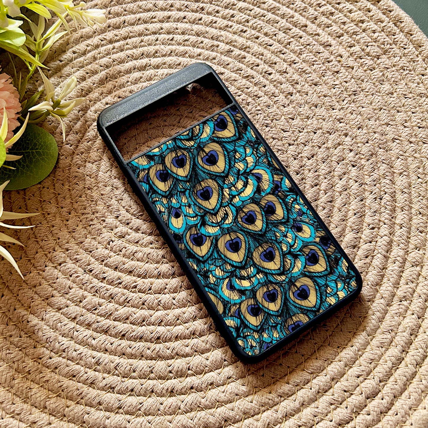 Peacock Feathers Case for Google Pixel 8