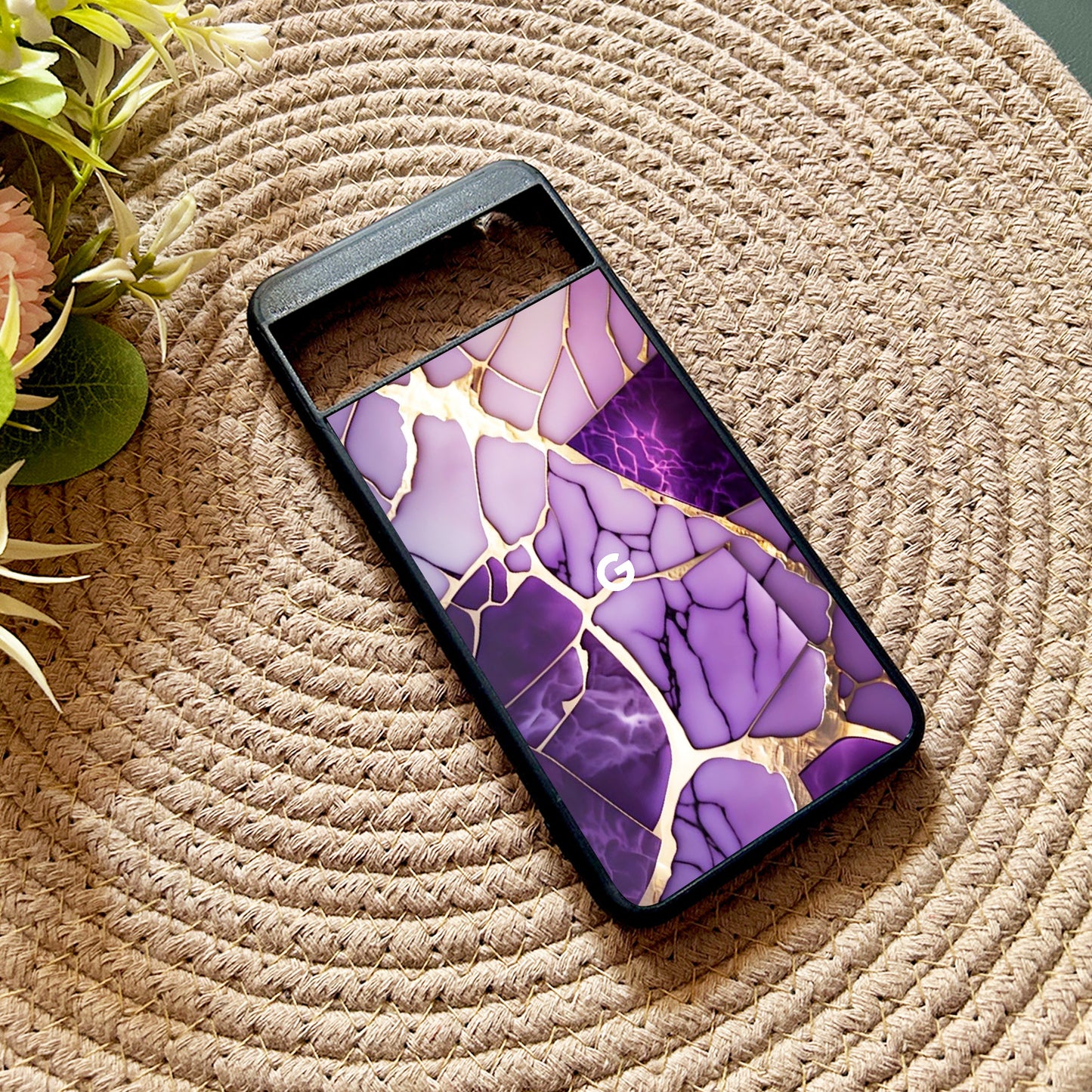 Violet Shatter Case for Google Pixel 8