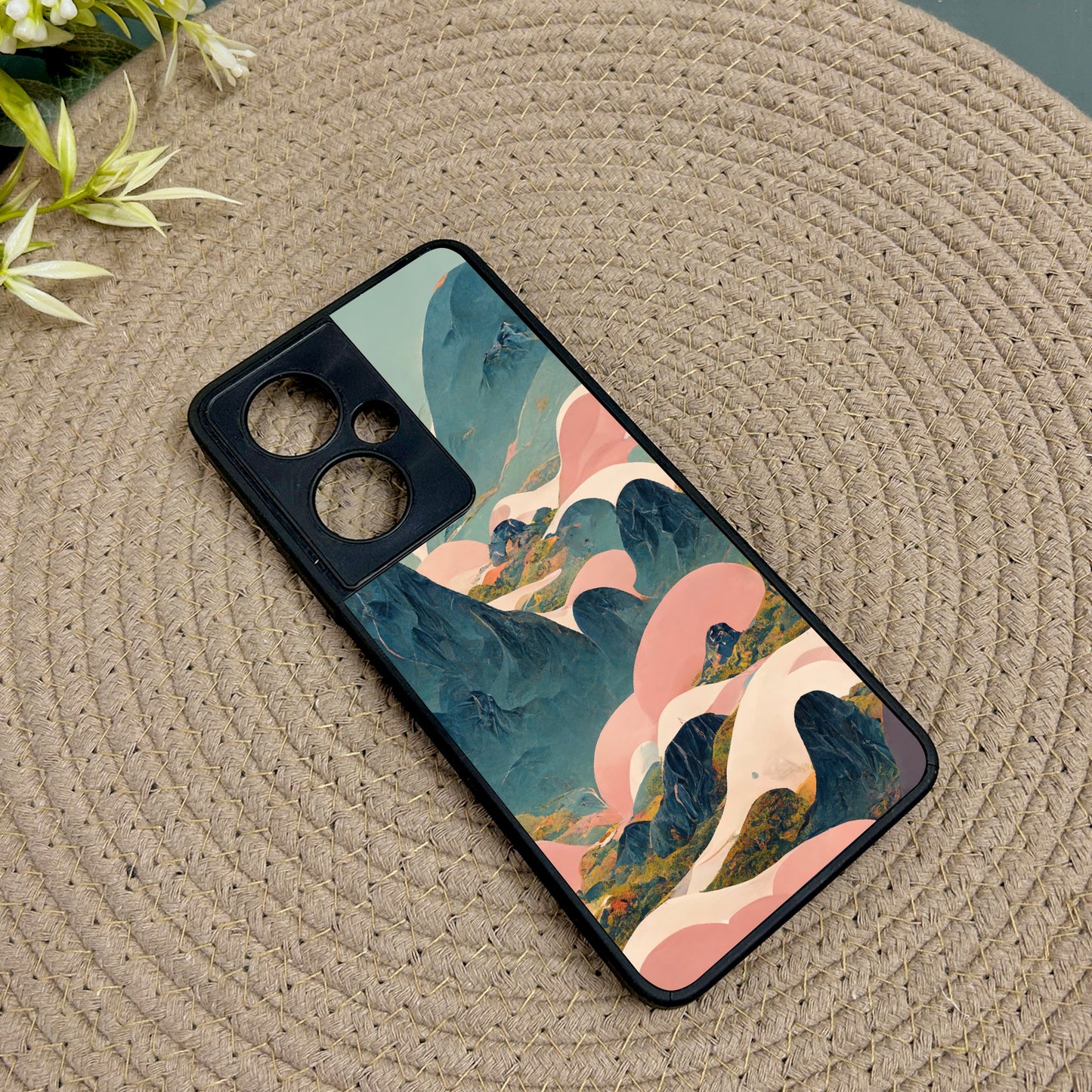 Cloud Peaks Metal Back Case for Oneplus Nord CE 3 Lite (5G)