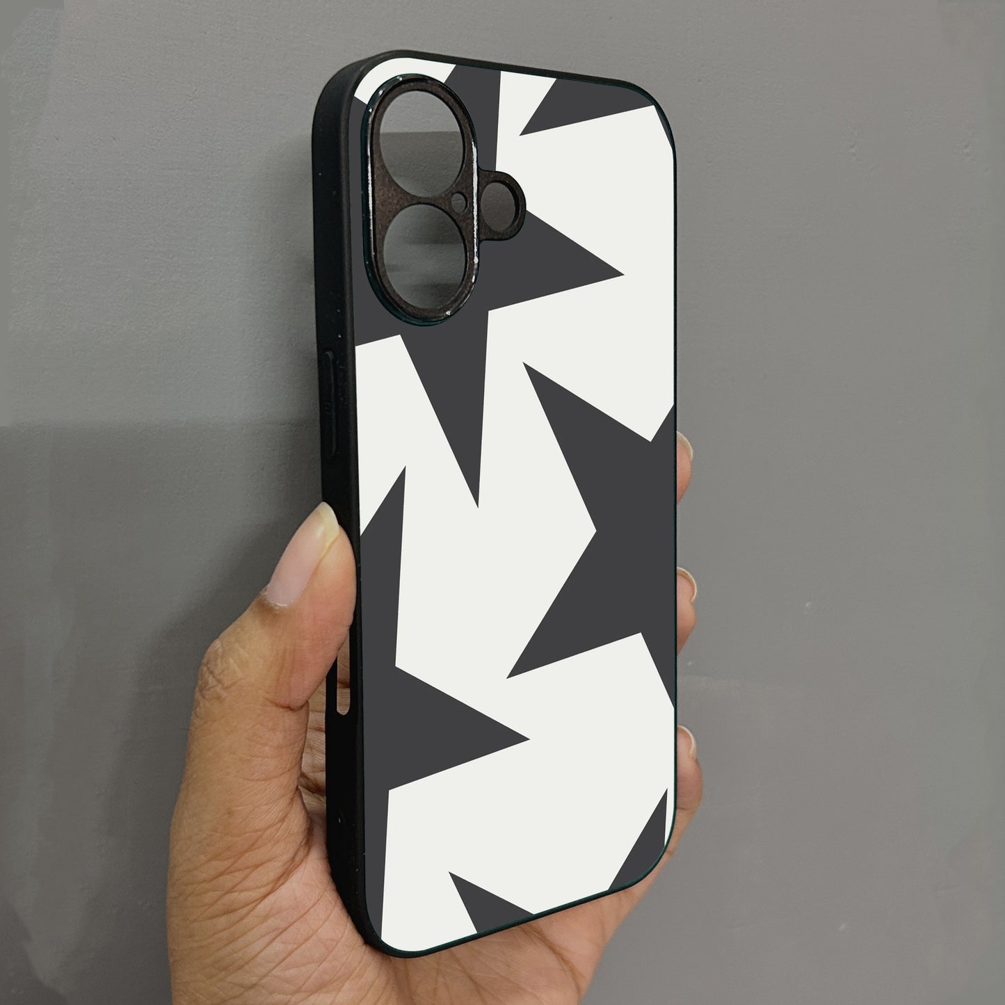 Star Play Metal Back Case for Apple Iphone 16