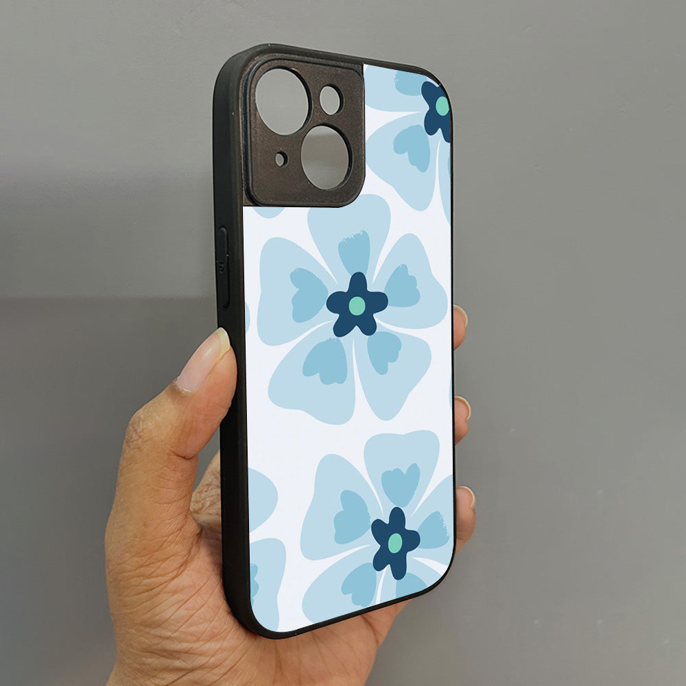 Cool Petals Metal Back Case for Apple Iphone 15