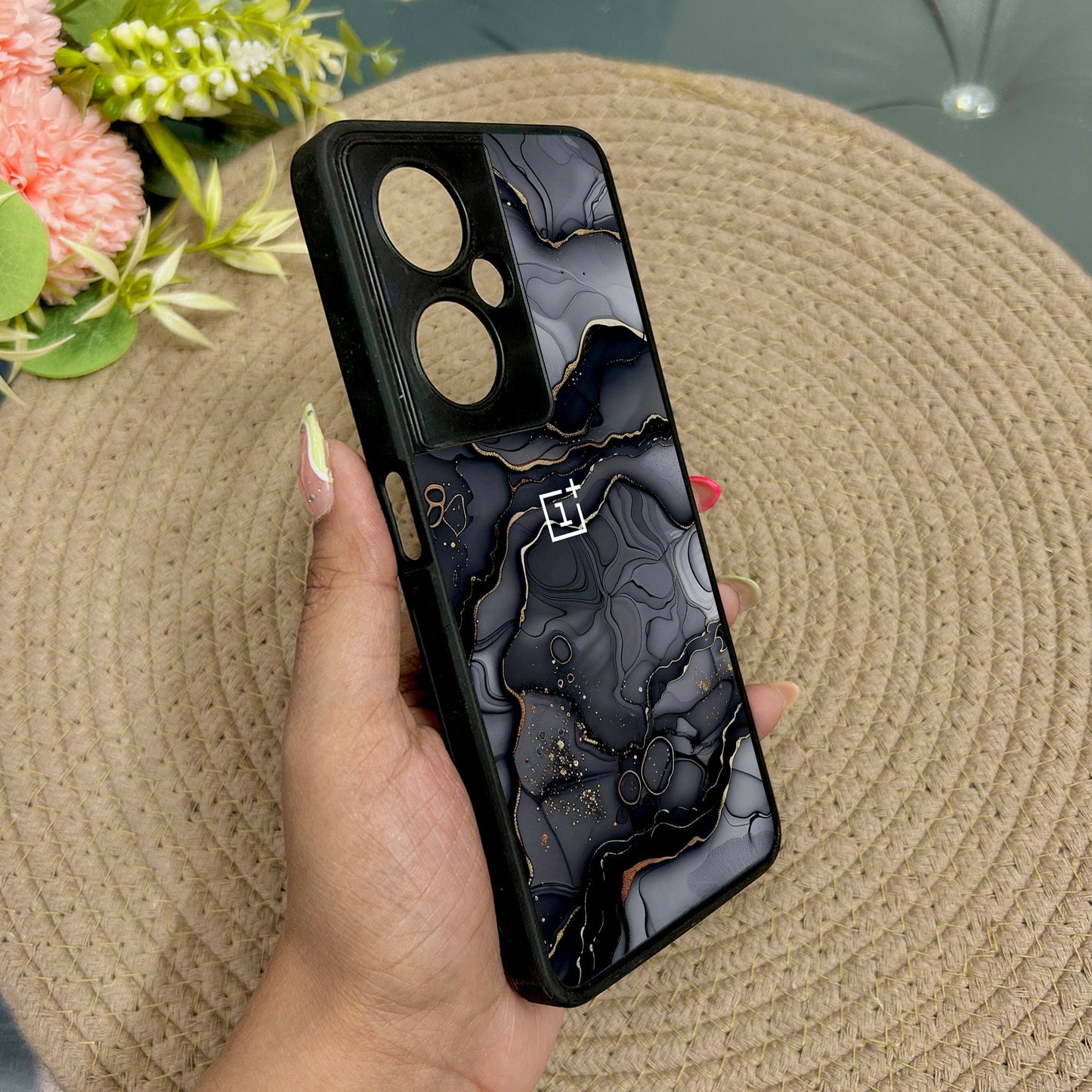 Dark Luxe Metal Back Case for Oneplus Nord CE 3 Lite (5G)