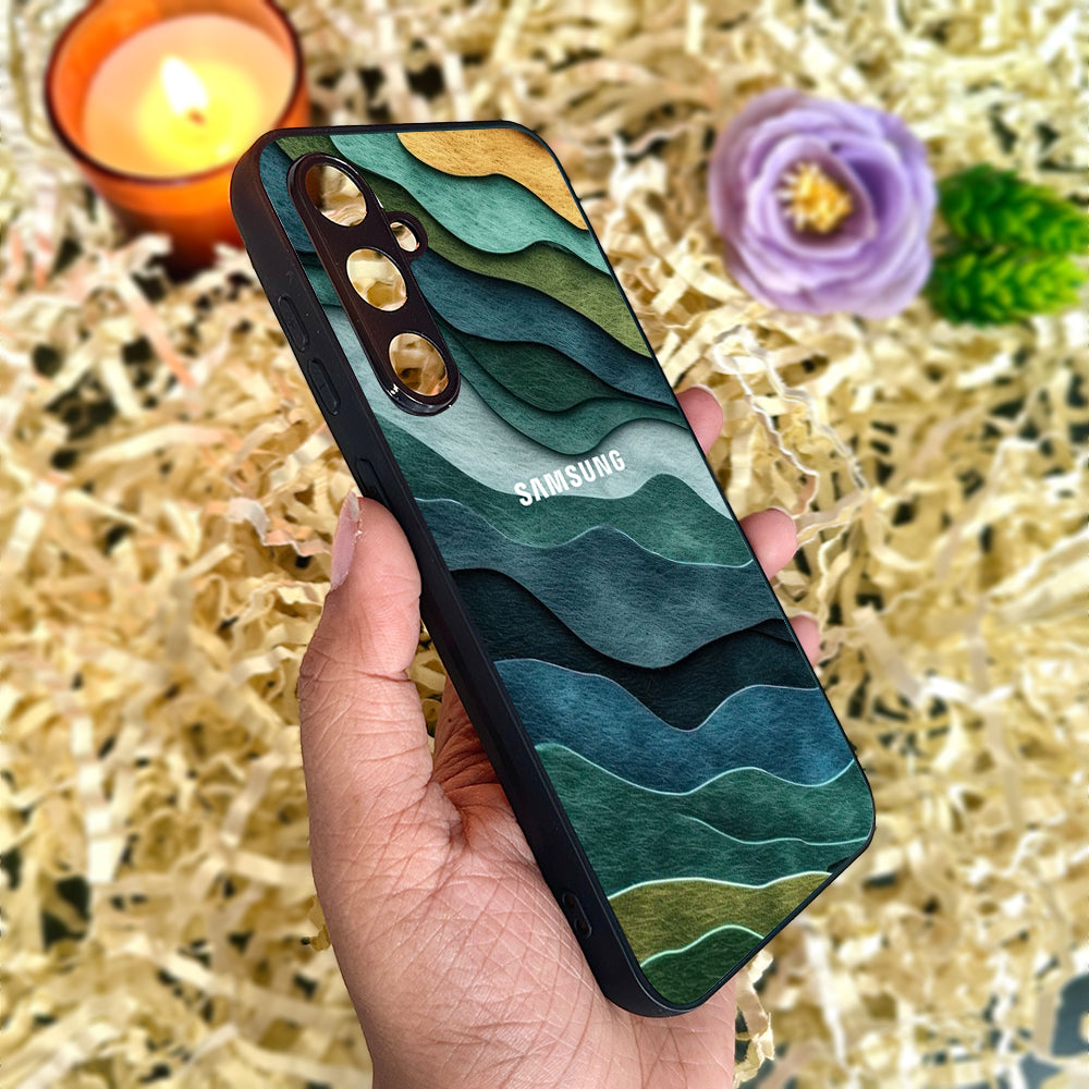 Crepe Slides Metal Back Case for Samsung Galaxy S23fe 5G