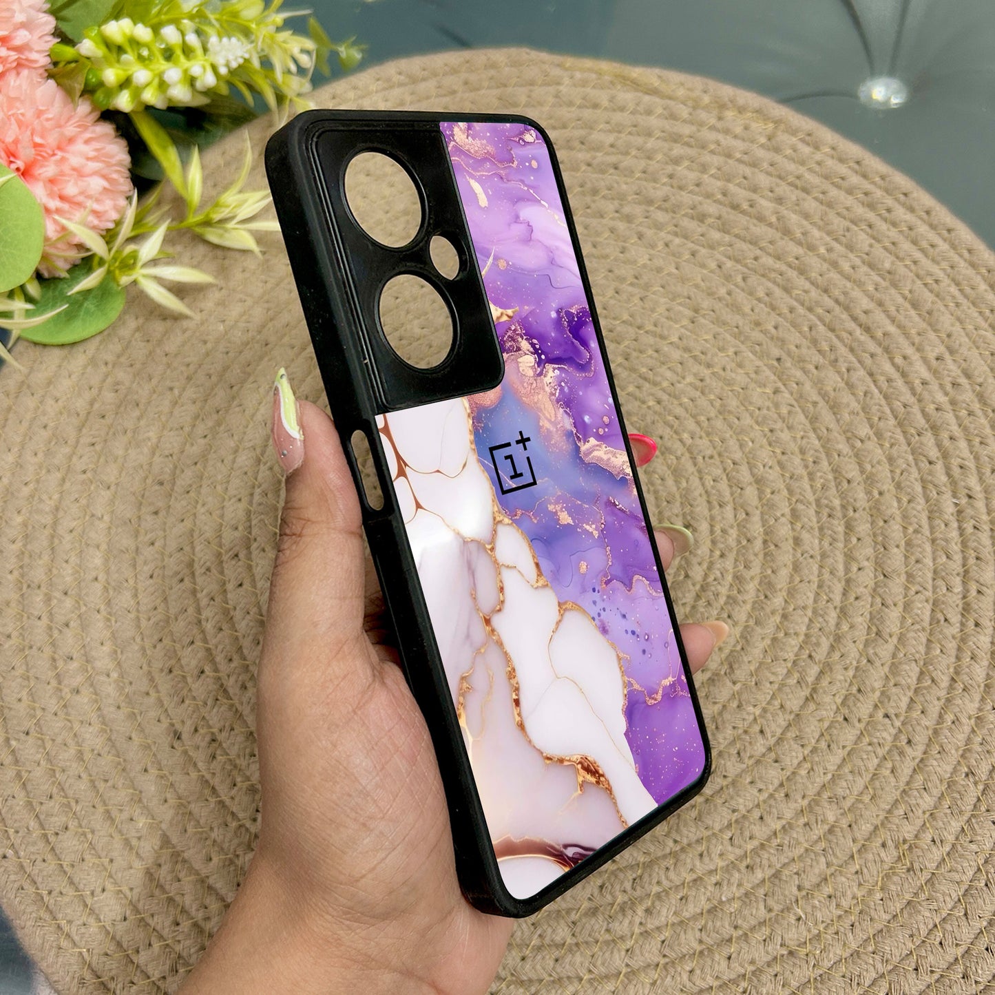 Sapphire Luxe Metal Back Case for Oneplus Nord CE 3 Lite (5G)