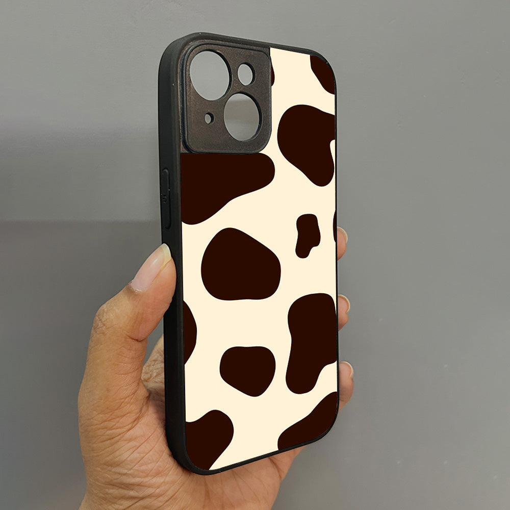 Cowtastic Metal Back Case for Apple Iphone 15