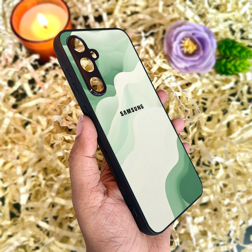 Mint Mist Glossy Metal Back Case for Samsung Galaxy S23fe 5G