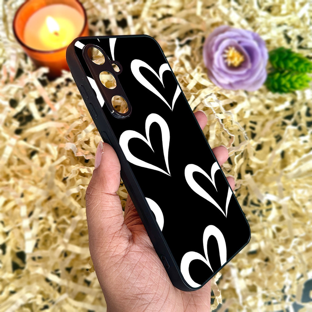 InkHeart Glossy Metal Back Case for Samsung Galaxy S23fe 5G