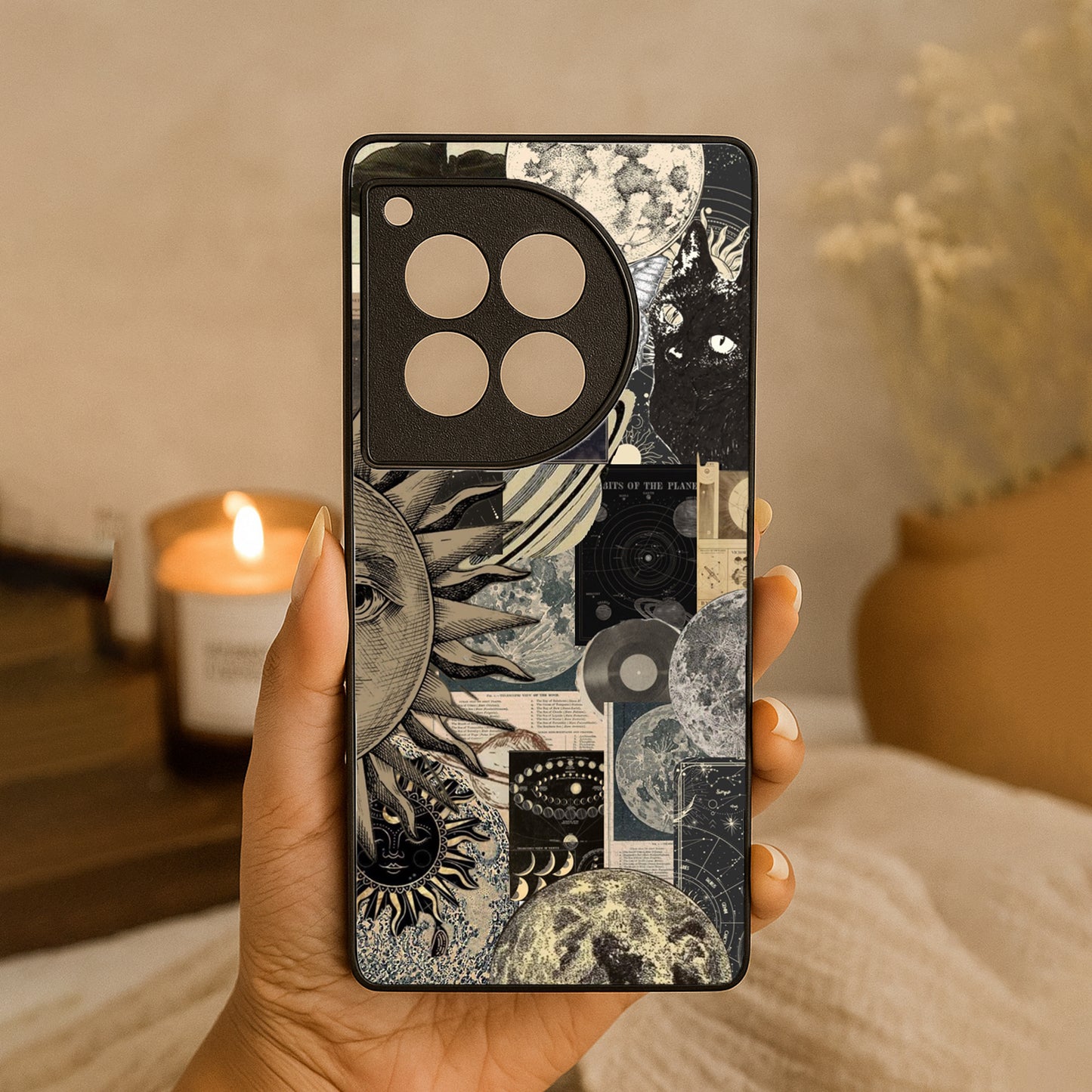 Galaxy Glaze Metal Back Case for OnePlus 12R