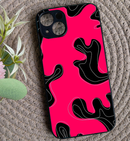 Hot Mess Glossy Metal Back Case for Apple Iphone 14