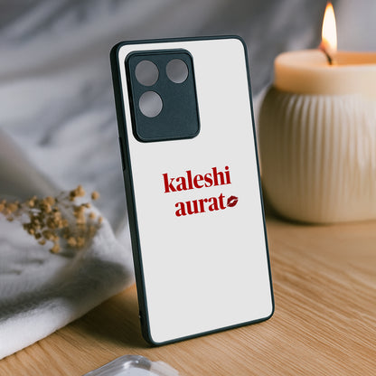 Kaleshi Aurat' Metal Back Case for Vivo t2 pro