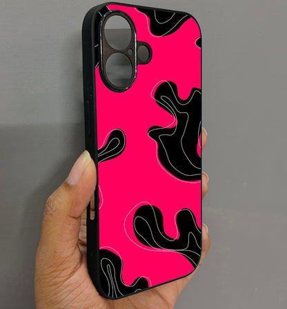 Hot Mess Glossy Metal Back Case for Apple Iphone 16