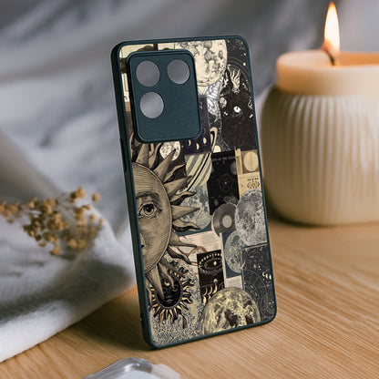 Galaxy Glaze Metal Back Case for Vivo t2 pro