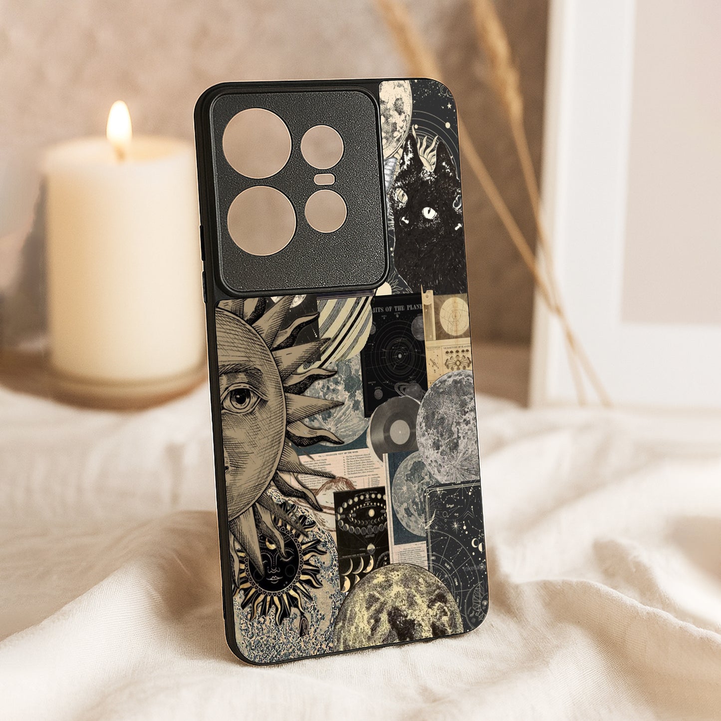 Galaxy Glaze Metal Back Case for Moto Edge 50 pro