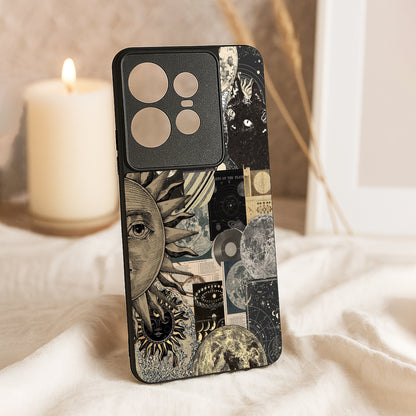 Galaxy Glaze Metal Back Case for Moto Edge 50 pro