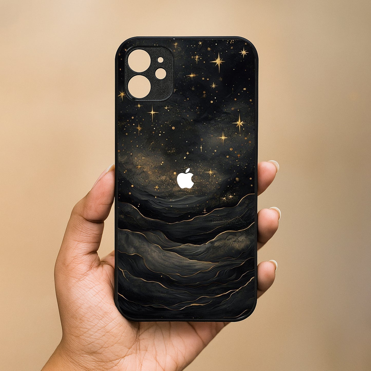 Celestial Metal Back Case for Apple Iphone 11