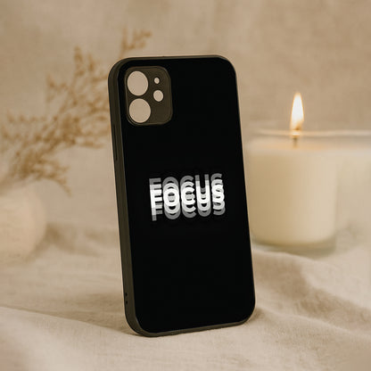 FOCUS' Metal Back Case for Apple Iphone 11