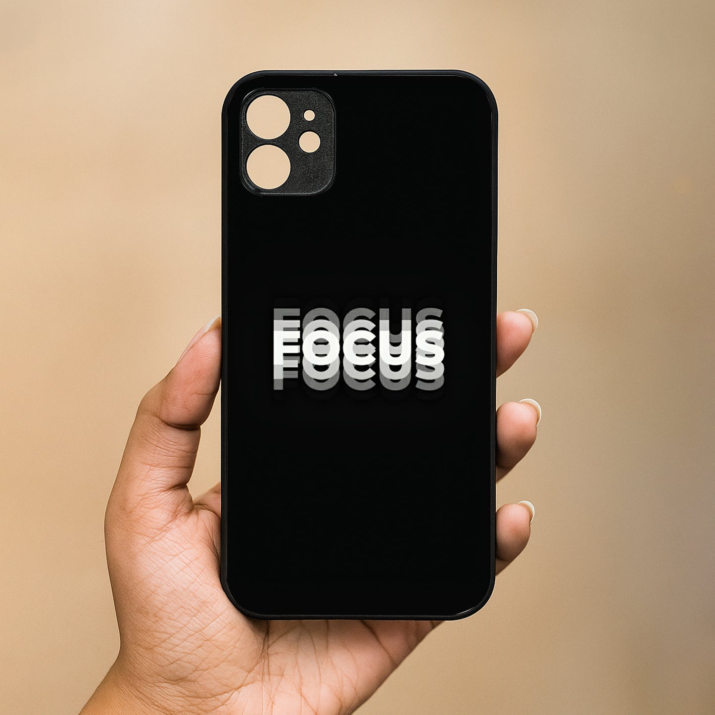 FOCUS' Metal Back Case for Apple Iphone 11
