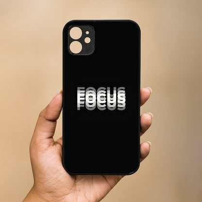 FOCUS' Metal Back Case for Apple Iphone 11