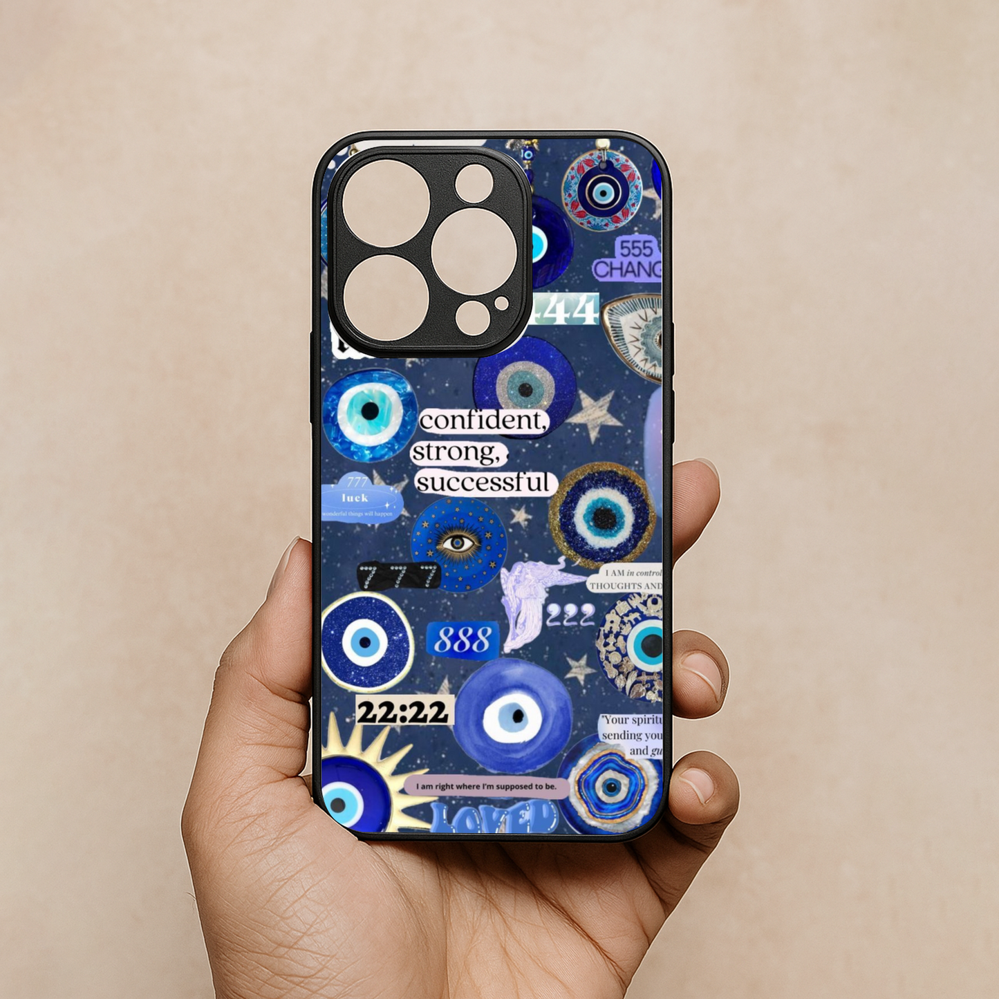 Affirmation Amulet Metal Back Case for Apple Iphone 12 Pro