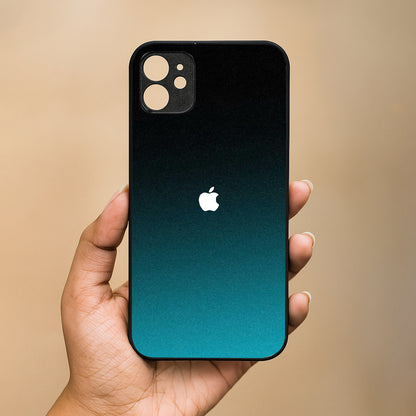 Midnight Teal Metal Back Case for Apple Iphone 11
