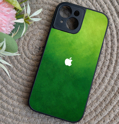 GreenAura Glossy Metal Back case for Apple Iphone 15