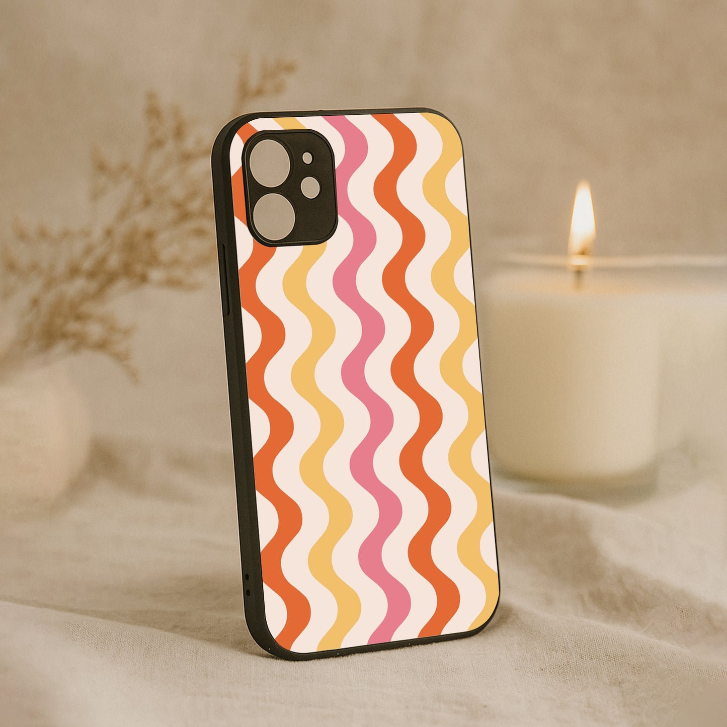 Zig Zag Metal Back Case for Apple Iphone 11