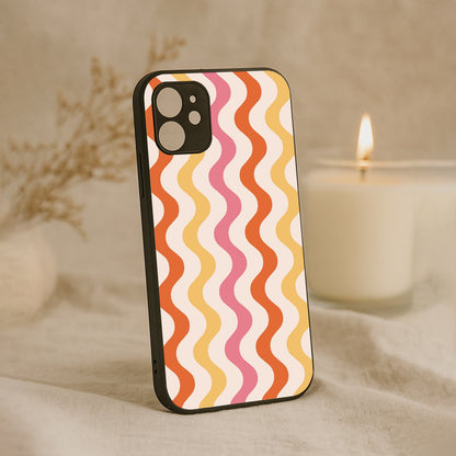 Zig Zag Metal Back Case for Apple Iphone 11