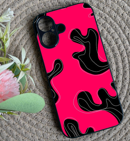 Hot Mess Glossy Metal Back Case for Apple Iphone 16