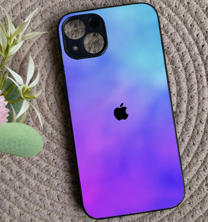 Prism Play Glossy Metal Back Case for Apple iPhone