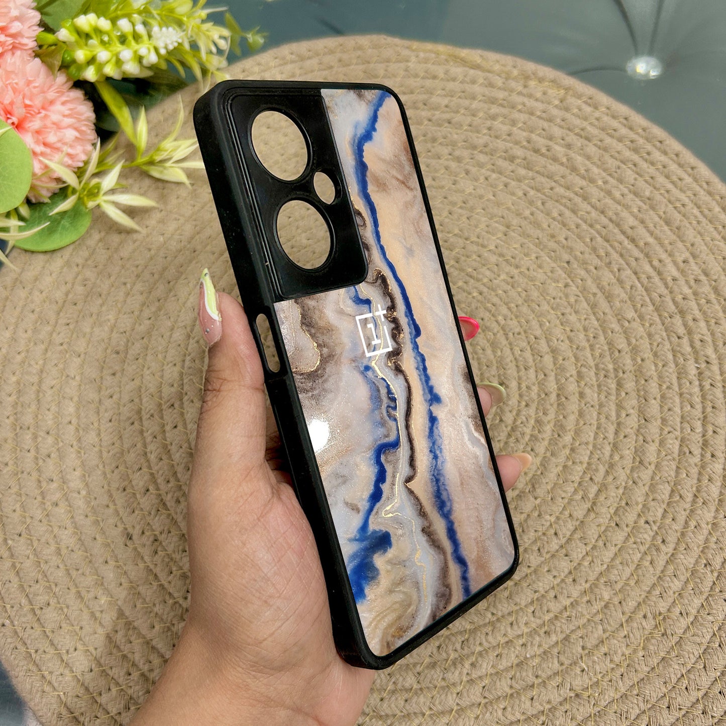 Crystal Drift Metal Back Case for Oneplus Nord CE 3 Lite (5G)