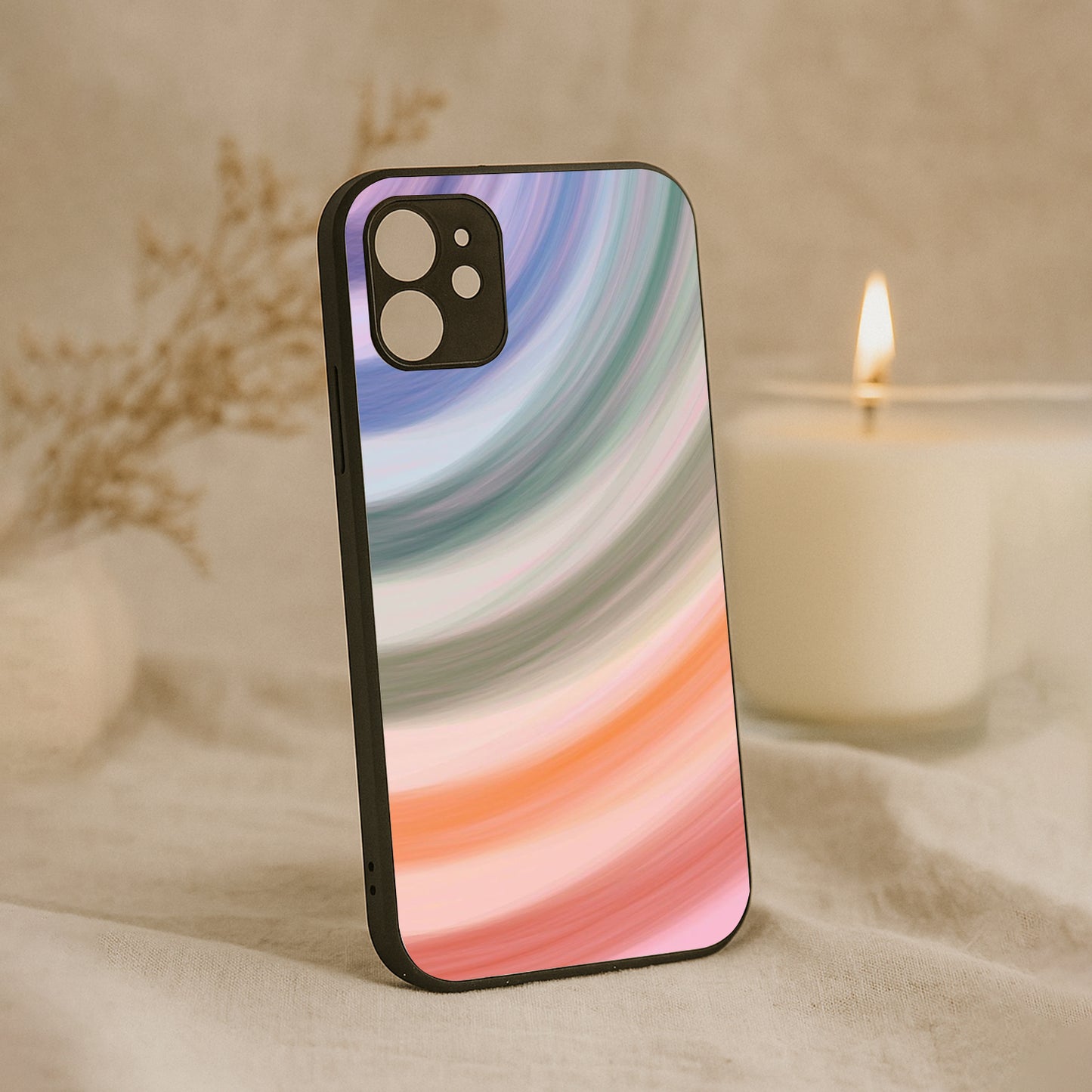 Rainbloom Metal Back Case for Apple Iphone 11