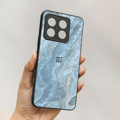 Sea Waves Metal Back Case forOnePlus 10T 5G