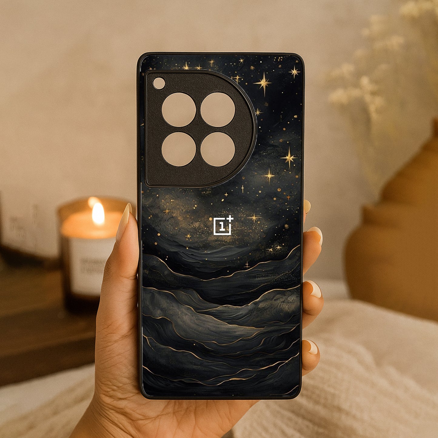 Celestial Metal Back Case for OnePlus 12R