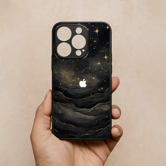 Celestial Metal Back Case for Apple Iphone 15 Pro