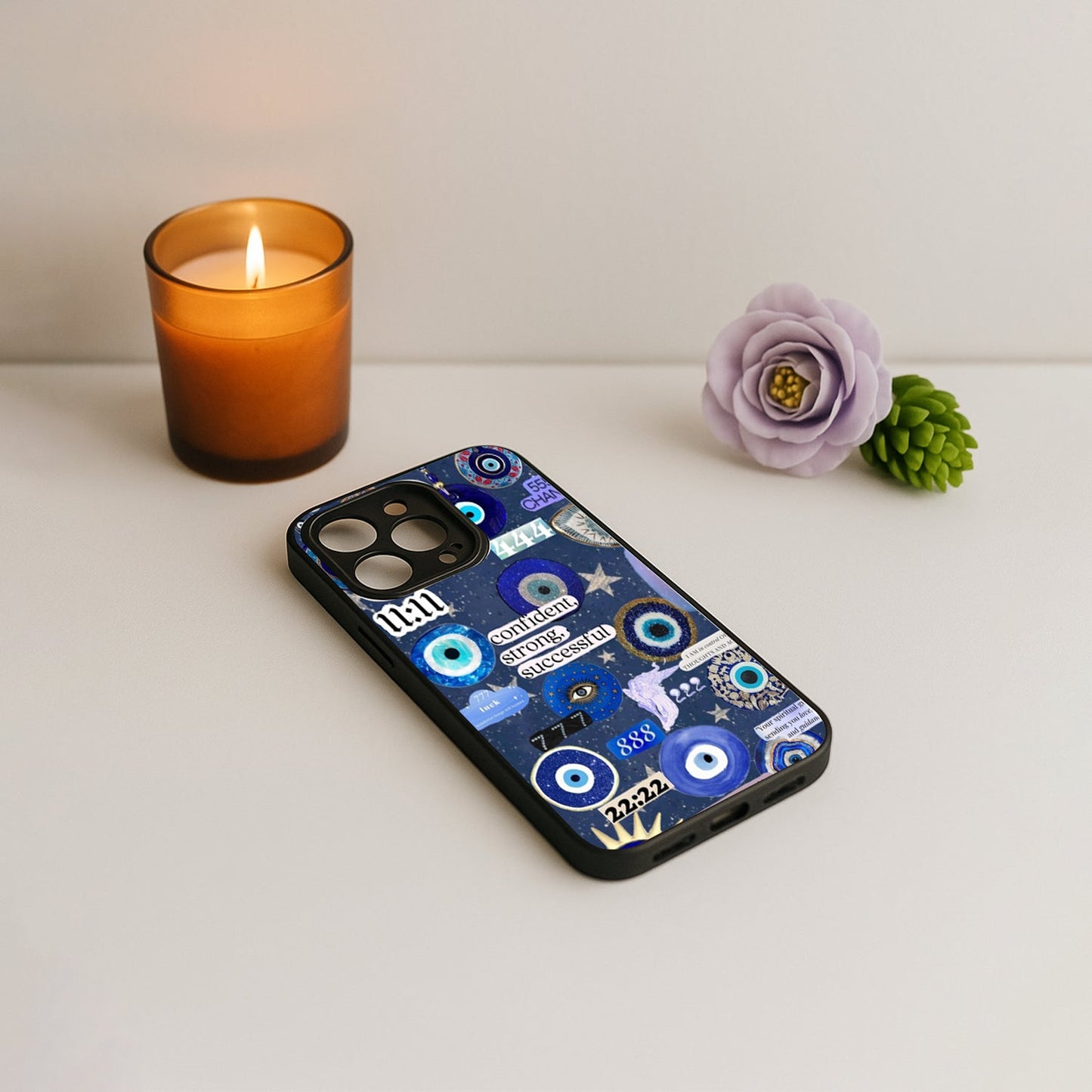 Affirmation Amulet Metal Back Case for Apple Iphone 13 Pro